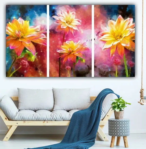 Multicolour_Modern_Abstract_Art_Canvas_Paintings_Multiple_Frame_Set_Of_3_For_Living_Room_(12_By_24_Inches_Each)