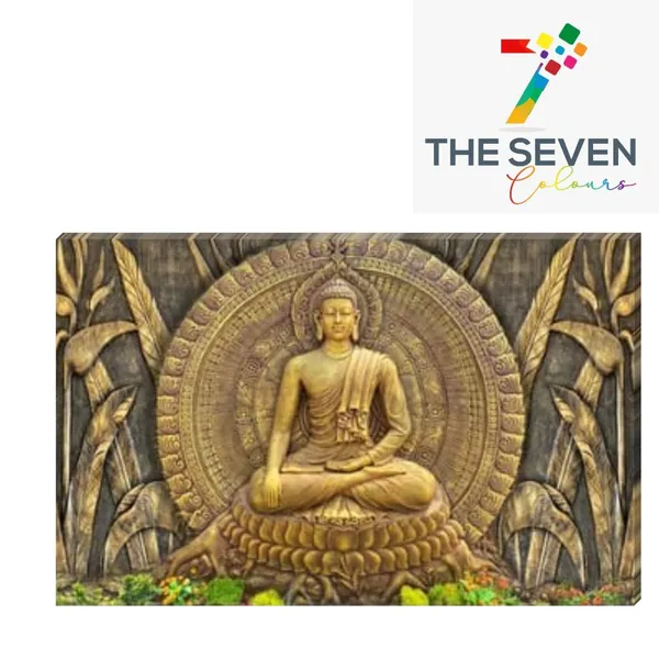 Multicolour_Beautiful_Meditating_Blessing_Buddha_Painting_Canvas_Abstract_Modern_Wall_Art_Big_Large_Size_Paintings_For_Living_Room_(With_Frame)_(48_By_24_Inches_|_120_By_60_Cm)