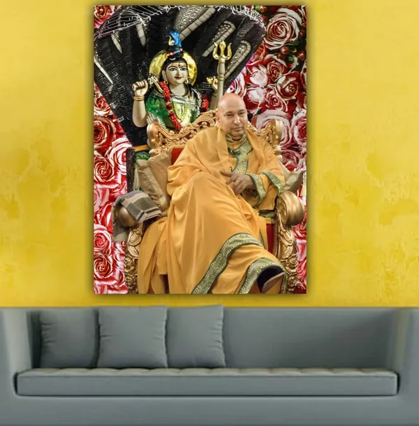 Multicolour_Guruji_Photo_With_Frame_Canvas_Big_Large_Size_Guru_Ji_Swaroop_Photo_Frame_(24_By_36_Inches)