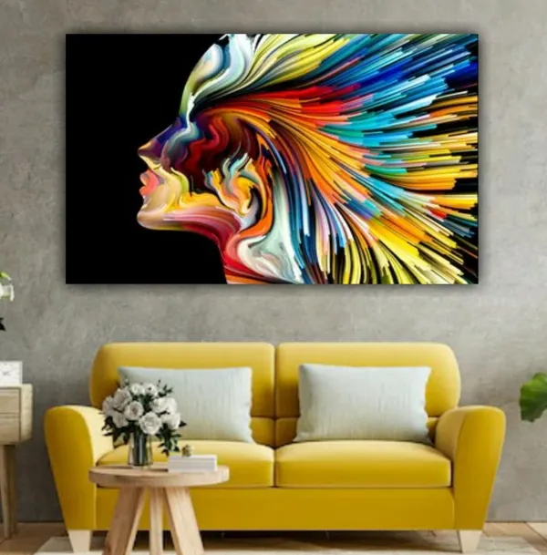 Multicolour_Canvas_Paintings_For_Living_Room_Colours_Of_Imagination_Abstract_Wall_Modern_Art_Painting_For_Bedroom_Office_Walls(With_Frame)_(60_By_30_Inches)