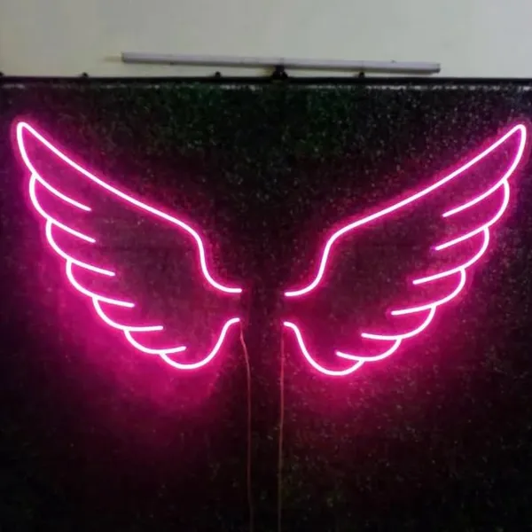 Multicolour_Beautiful_Led_Neon_Wings_Light_Decor,_Feather_Wing_Design_For_Wall_Decoration,_Selfie_Booth_|_Neon_Light_Plate_(30_By_15_Inches)