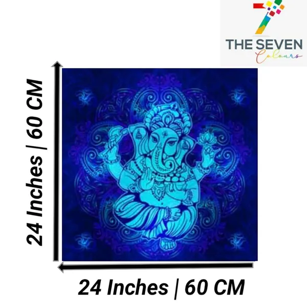 Multicolour_Beautiful_Ganesha_Painting_Photo_Frame_Canvas_Abstract_Modern_Wall_Art_Decor_Ganesh_Ji_Painting_For_Living_Room_(With_Frame)_(24_By_24_Inches)