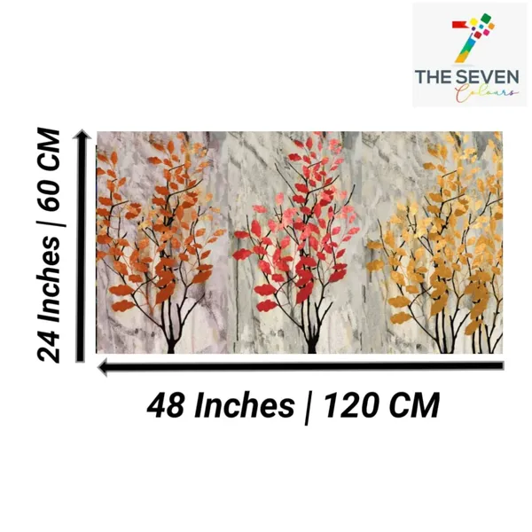 Multicolour_Beautiful_Flower_Painting_Art_Canvas_Abstract_Modern_Wall_Decor_Big_Large_Size_Floral_Frame_For_Living_Room_|_Bedroom_(48_By_24_Inches_|_120_By_60_Cm)_(With_Frame)