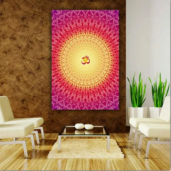 Multicolour_Beautiful_Canvas_Paintings_Om_In_Colourful_Abstract_Design_Modern_Wall_Art_Decor_Painting_For_Living_Room_|_Hall_|_Home_Decoration_(With_Frame)_(18_By_24_Inches)