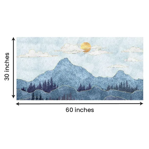Multicolour_Beautiful_Mountain_Abstract_Canvas_Painting_Wall_Frame_Wall_Decor_|_Modern_Art_Canvas_Painting_(Ready_To_Hang)_(60_By_30_Inches)