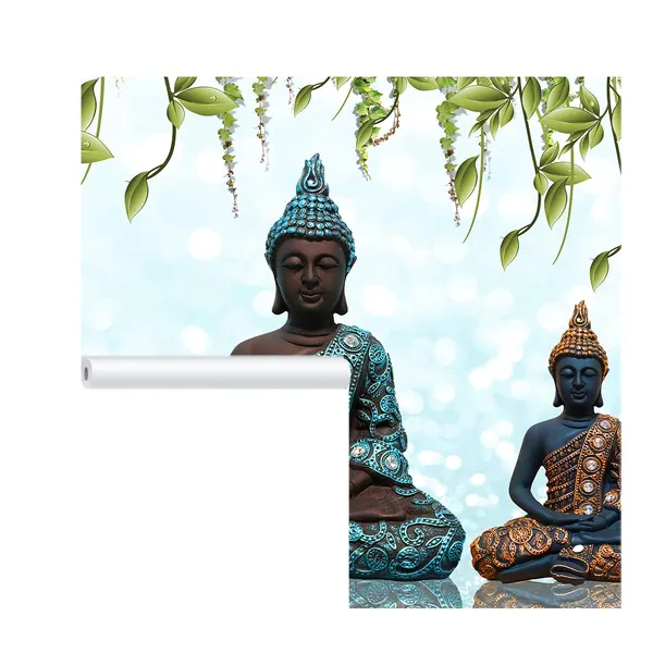 Multicolour_Self_Adhesive_Wallpapers_Meditating_Buddha_Decals_For_Wall_Decors_|_Home_Decoration_|_Bedroom_|_Office_Walls_(120X144_Inches)