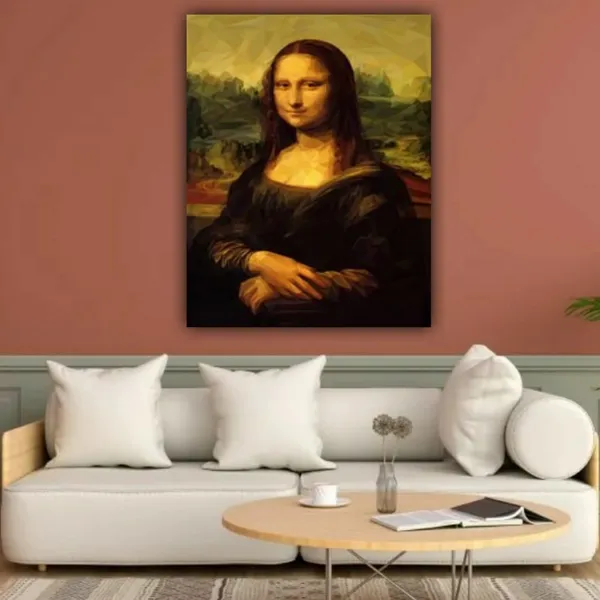 Multicolour_Beautiful_Mona_Lisa_Painting_Imitation_Canvas_Modern_Art_Frame_For_Living_Room_(With_Frame)_(24_By_36_Inches)