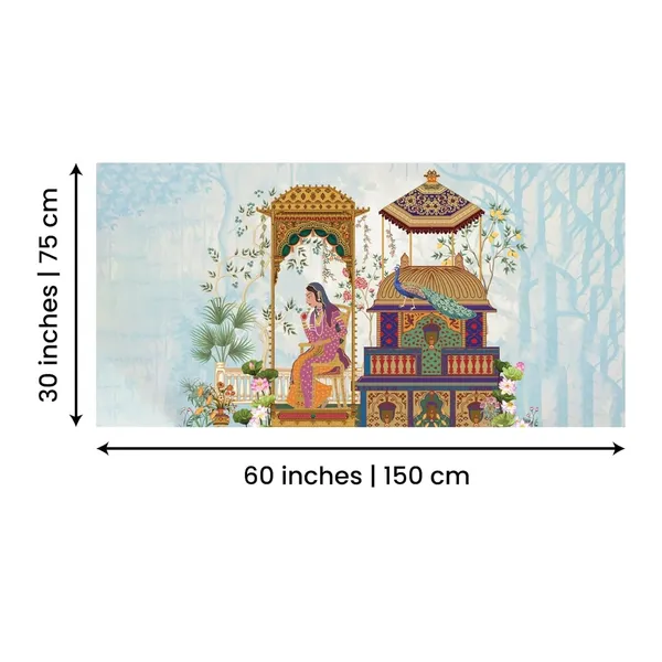 Multicolour_Indian_Mughal_Art_Canvas_Painting_Wall_Frame,_Big_Size_Canvas_Painting_With_Frame_|_Canvas_Painting_|_Ancient_Indian_Mughal_Painting_(Ready_To_Hang)_(60_By_30_Inches)