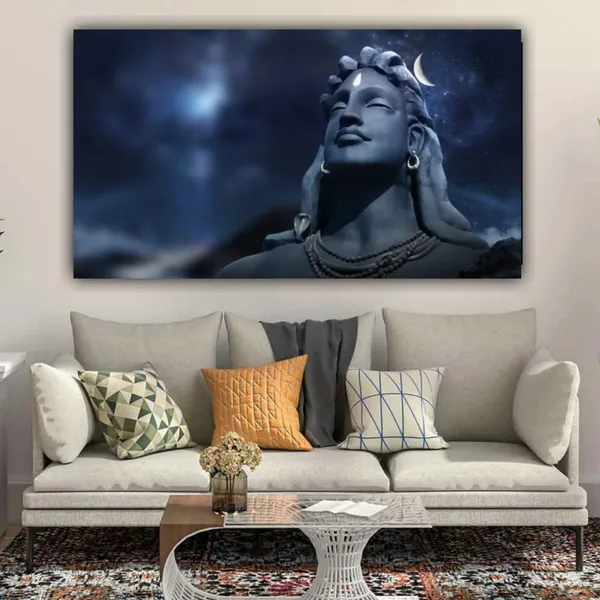 Multicolour_Shiva_Painting_For_Wall_Decoration_Living_Room_Drawing_Room_Canvas_Wall_Art_Decor_For_Living_Room_Big_Size_(With_Wooden_Frame)_(48_By_24_Inches)