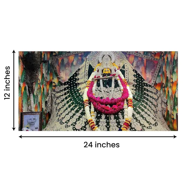 Multicolour_Khatu_Shyam_Ji_Photo_Frame_For_Wall_Decoration_|_Canvas_With_Wooden_Frame_Ready_To_Hang_Frame_|_Khatu_Shyam_Wall_Frame_|_Khatu_Shyam_Temple_Photo_Frame_(24_By_12_Inches)
