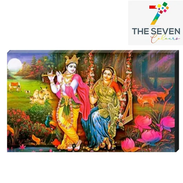 Multicolour_Beautiful_Madhubani_Radha_Krishna_Painting_With_Frame_For_Living_Room_Wall_Decor_Big_Size_Large_Photo_Home_Decoration_|_Bedroom_|_Office_Walls_(48_By_24_Inches)