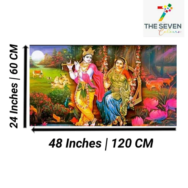 Multicolour_Beautiful_Madhubani_Radha_Krishna_Painting_With_Frame_For_Living_Room_Wall_Decor_Big_Size_Large_Photo_Home_Decoration_|_Bedroom_|_Office_Walls_(48_By_24_Inches)