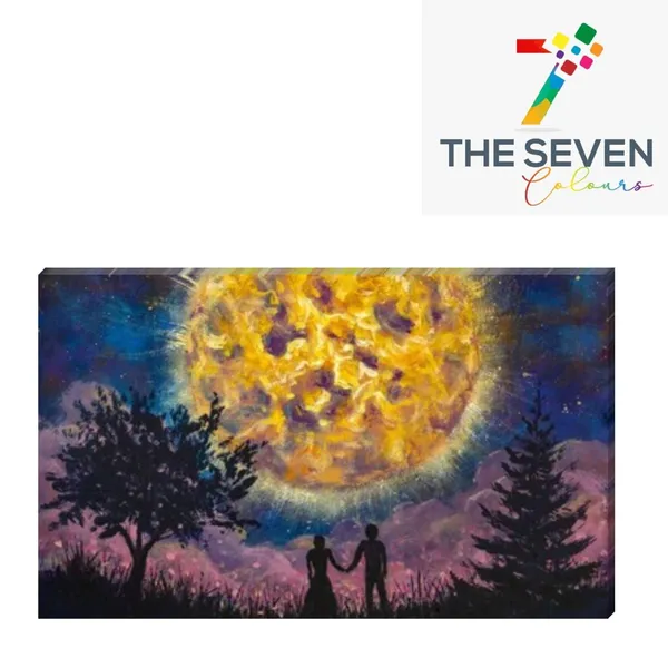Multicolour_Landscape_Couples_Canvas_Painting_Wall_Frame_Wall_Decor_For_Living_Room_|_Couples_In_Night_Sky_Canvas_Painting_(Ready_To_Hang)_(60_By_30_Inches)