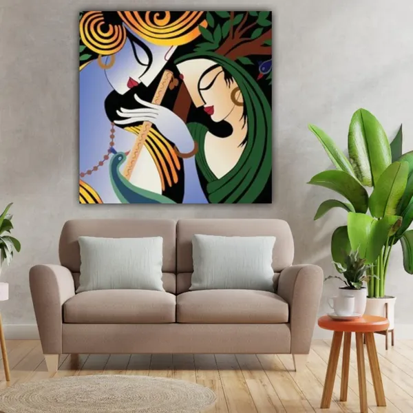 Multicolour_Radha_Krishna_Canvas_Painting_Wall_Frame_Wall_Decor_|_Canvas_Painting_|_Radha_Krishna_Wall_Frame_|_Home_Decoration_Ideas,_Giftings_(Ready_To_Hang)_(24_By_24_Inches)