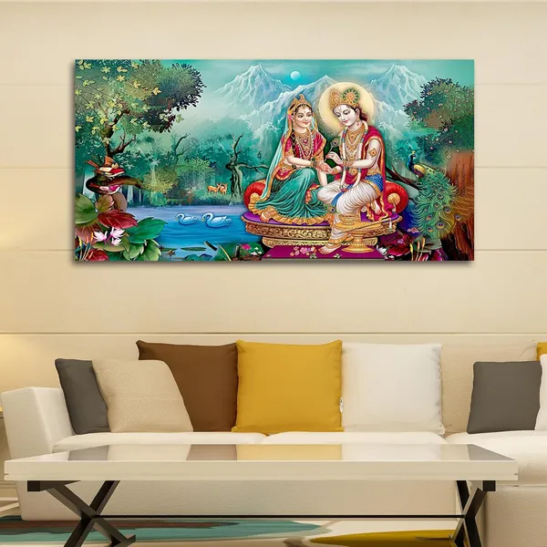 Multicolour_Radha_Krishna_Canvas_Painting_Wall_Frame_Wall_Decor,_Big_Large_Size_Canvas_Painting_With_Frame_|_Canvas_Painting_|_Radha_Krishna_Wall_Frame_(Ready_To_Hang)_(60_By_30_Inches)
