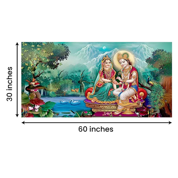 Multicolour_Radha_Krishna_Canvas_Painting_Wall_Frame_Wall_Decor,_Big_Large_Size_Canvas_Painting_With_Frame_|_Canvas_Painting_|_Radha_Krishna_Wall_Frame_(Ready_To_Hang)_(60_By_30_Inches)