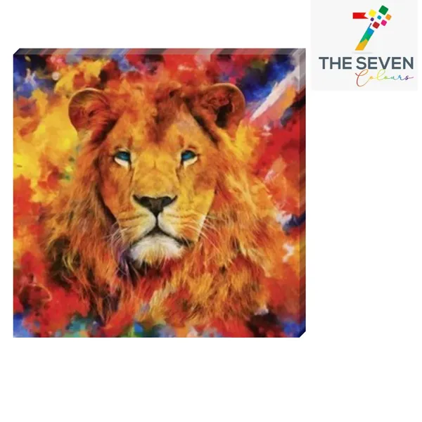 Multicolour_Beautiful_Lion_Painting_Canvas_For_Living_Room_|_Bedroom_|_Office_Walls_(With_Frame)_(24_By_24_Inches)