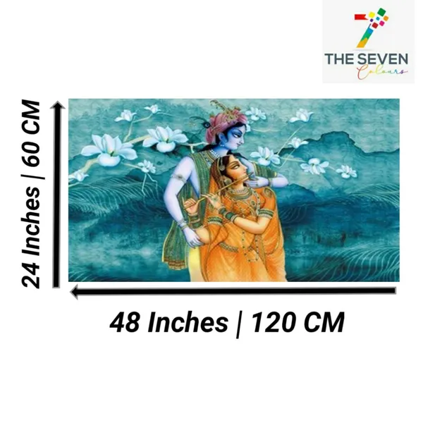 Multicolour_Beautiful_Madhubani_Radha_Krishna_Painting_With_Frame_For_Living_Room_Wall_Decor_Big_Size_Large_Photo_Home_Decoration_|_Bedroom_|_Office_Walls_(48_By_24_Inches)