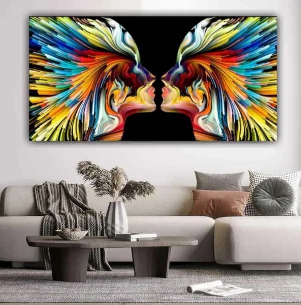 Multicolour_Canvas_Paintings_For_Living_Room_Colours_Of_Imagination_Abstract_Wall_Modern_Art_Painting_For_Bedroom_Office_Walls_(With_Frame)_(48_By_24_Inches)