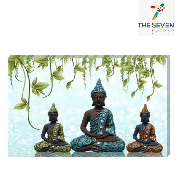 Multicolour_Beautiful_Meditating_Buddha_Painting_Abstract_Modern_Wall_Art_Decor_Big_Large_Size_Paintings_For_Living_Room_(48_By_24_Inches_|_120_By_60_Cm)_(With_Frame)