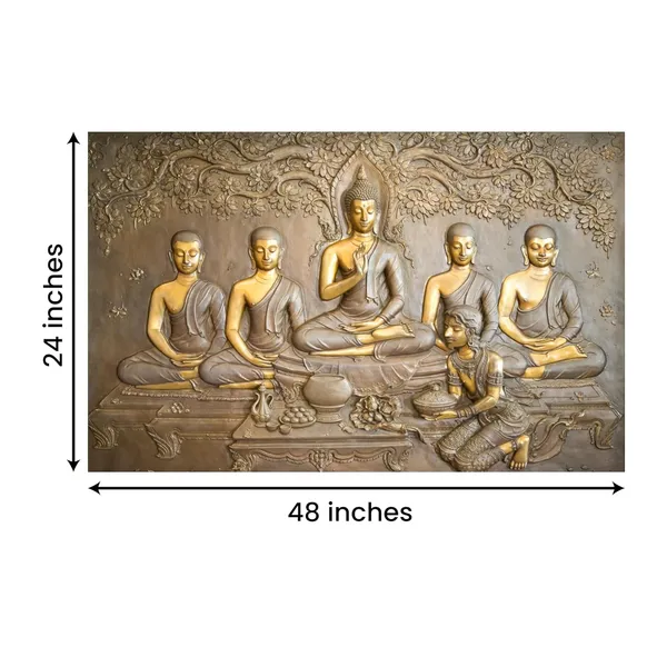 Multicolour_3D_Lord_Buddha_Painting_Canvas_Wall_Frame_Wall_Decor,_Big_Large_Size_Canvas_Painting_With_Frame_|_3D_Impressions_Lord_Buddha_Painting_(Ready_To_Hang)_(48_By_24_Inches)