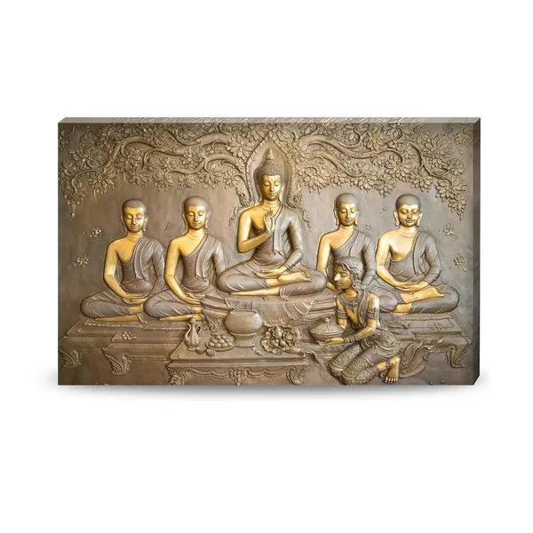 Multicolour_3D_Lord_Buddha_Painting_Canvas_Wall_Frame_Wall_Decor,_Big_Large_Size_Canvas_Painting_With_Frame_|_3D_Impressions_Lord_Buddha_Painting_(Ready_To_Hang)_(48_By_24_Inches)