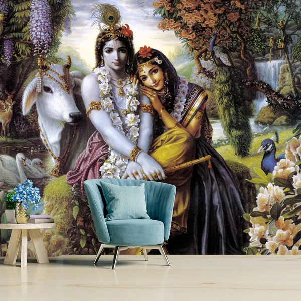 Multicolour_Beautiful_Radha_Krishna_Wallpaper_Self-_Adhesive_Wall_Sticker_Vinyl_Peel_And_Stick_For_Wall_Decor_|_Wallpaper_For_Walls_(144X120_Inches)