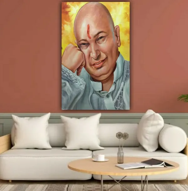 Multicolour_Guruji_Photo_With_Frame_Canvas_Big_Large_Size_Guru_Ji_Swaroop_Photo_Frame_(24_By_36_Inches)