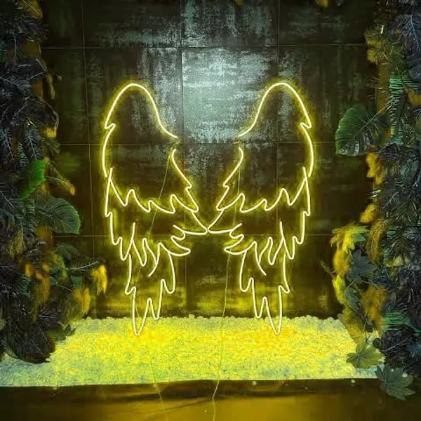 Multicolour_Led_Wings_Neon_Light_Decor,_Feathers_Wing_Light_Design_For_Wall_Decoration,_Selfie_Booth_|_Neon_Light_Plate_(36_By_36_Inches)