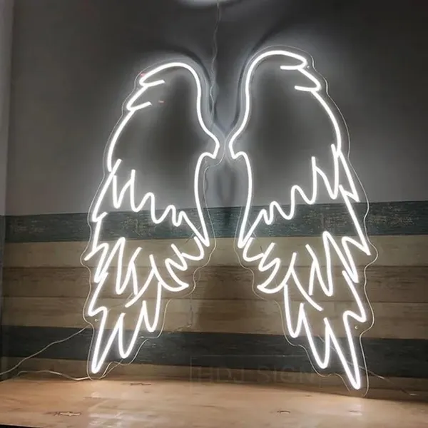 Multicolour_Led_Wings_Neon_Light_Decor,_Feathers_Wing_Light_Design_For_Wall_Decoration,_Selfie_Booth_|_Neon_Light_Plate_(36_By_36_Inches)