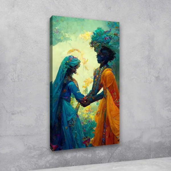 Multicolour_Sita_Ram_Painting_Canvas_Frame_Wall_Decor_|_Lord_Ram_Painting_With_Sita_Mata_In_Vanvas_|_Canvas_Painting_|_Lord_Ram_Wall_Decors_(Ready_To_Hang)_(24_By_48_Inches)