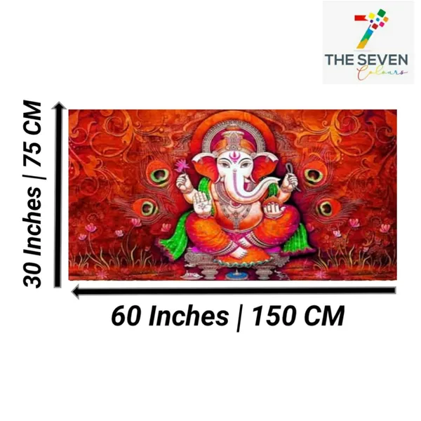 Multicolour_Beautiful_Ganesha_Paintings_Canvas_Abstract_Modern_Wall_Art_Decor_Big_Large_Size_Painting_For_Living_Room_(With_Wooden_Frame)_(60_By_30_Inches)