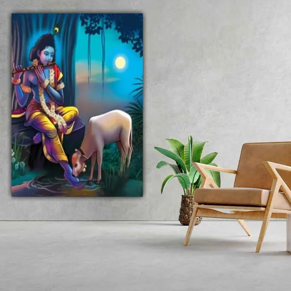 Multicolour_Lord_Krishna_Painting_Canvas_Wall_Painting_Frame_Wall_Decor_|_Big_Large_Size_Wall_Painting_Frame_|_Canvas_Painting_|_Lord_Krishna_Wall_Decor_(Ready_To_Hang)_(24_By_48_Inches)