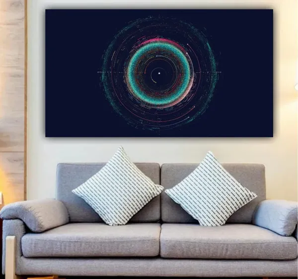 Multicolour_Canvas_Paintings_For_Living_Room_Beautiful_Infinity_Binary_Circuit_Abstract_Design_Wall_Art_Painting_(With_Frame)_(60_By_30_Inches)