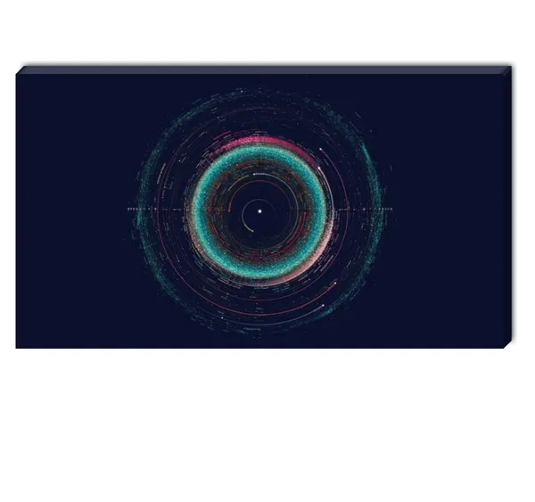 Multicolour_Canvas_Paintings_For_Living_Room_Beautiful_Infinity_Binary_Circuit_Abstract_Design_Wall_Art_Painting_(With_Frame)_(60_By_30_Inches)