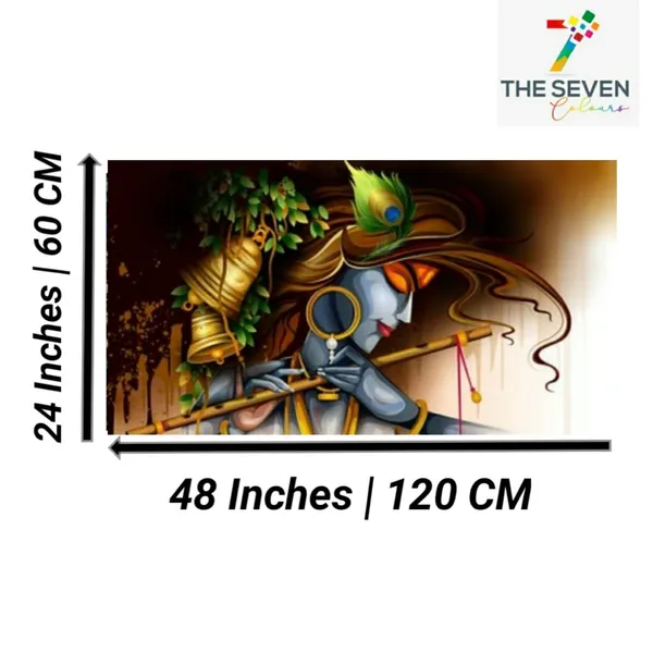 Multicolour_Beautiful_Canvas_Krishna_Painting_Abstract_Modern_Wall_Art_Paintings_Big_Size_For_Living_Room_|_Bedroom_(With_Frame)_(48_By_24_Inches)