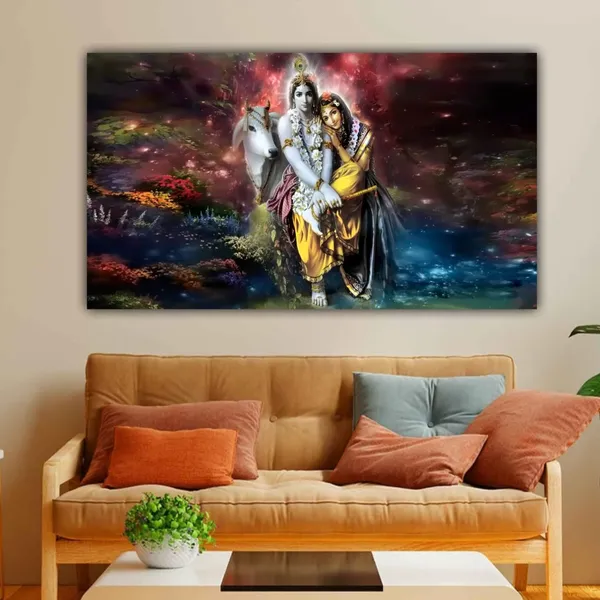 Multicolour_Beautiful_Radha_Krishna_Painting_With_Frame_For_Living_Room_Wall_Decor_Big_Size_Large_Photo_Home_Decoration_|_Bedroom_|_Office_Walls_|_Gifts_(60X30_Inches)