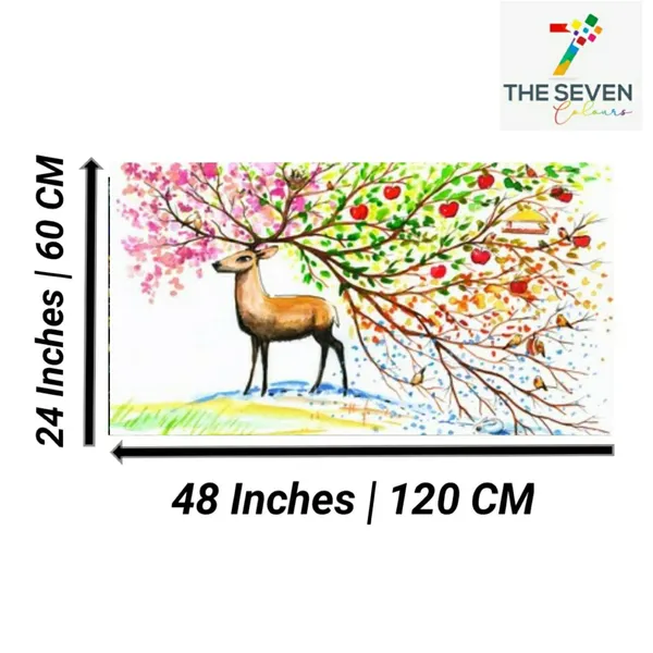 Multicolour_Beautiful_Deer_Painting_Canvas_Abstract_Modern_Wall_Art_Decor_Big_Large_Size_Frame_For_Living_Room_|_Bedroom_|_Office_Walls_(With_Frame)_(48_By_24_Inches_|_120_By_60_Inches)
