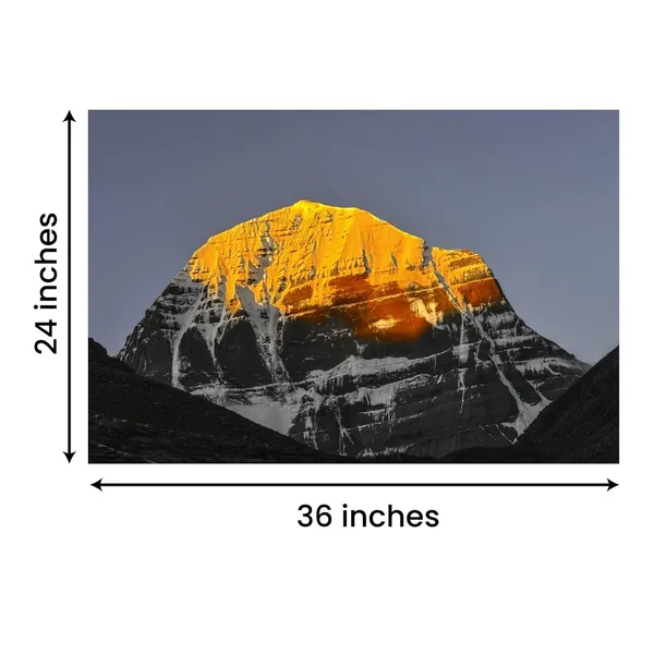 Multicolour_Beautiful_Canvas_Painting_Frame_Kailash_Parvat_Mountain_For_Wall_Decoration_Living_Room_|_Canvas_Painting_|_Wall_Decor_For_Living_Room_|_Big_Size_Wall_Frames_(36X24_Inches)