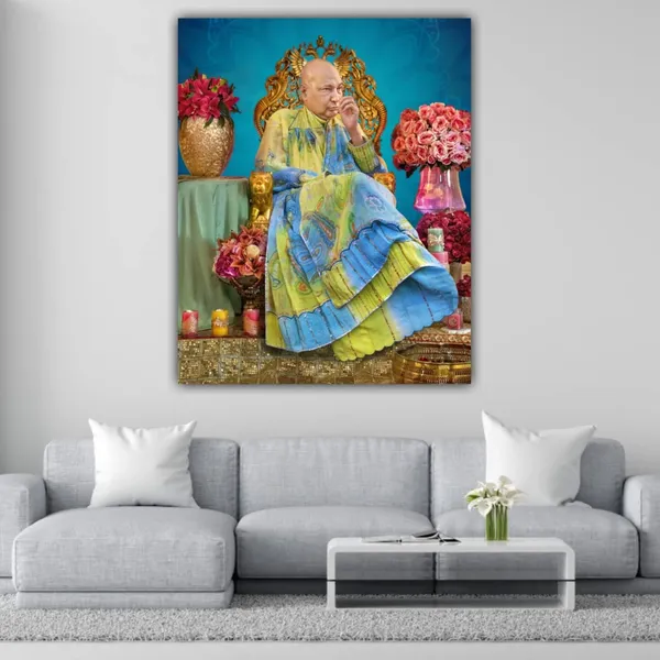 Multicolour_Guruji_Photo_With_Frame_Guruji_Swaroop_Photo_Frame_For_Living_Room_|_Gift_|_Home_Decor_(18X24_Inches)