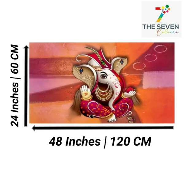 Multicolour_Beautiful_Ganesha_Paintings_Canvas_Abstract_Modern_Wall_Art_Decor_Big_Large_Size_Ganesh_Ji_Painting_For_Living_Room_(With_Frame)_(48_By_24_Inches)