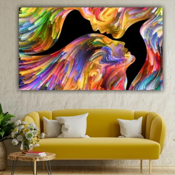 Multicolour_Beautiful_Couples_Abstract_Paintings_Modern_Wall_Art_Decor_Big_Large_Size_Painting_Frame_For_Living_Room_|_Bedroom_|_Office_Walls_(48_By_24_Inches)