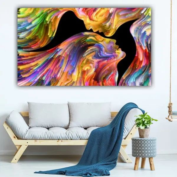 Multicolour_Beautiful_Couples_Abstract_Paintings_Modern_Wall_Art_Decor_Big_Large_Size_Painting_Frame_For_Living_Room_|_Bedroom_|_Office_Walls_(48_By_24_Inches)