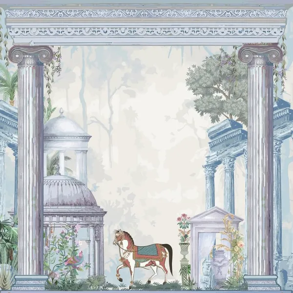 Multicolour_Premium_Indian_Mughal_Horse_Wallpaper_For_Living_Room,_Bedroom_|_Self_Adhesive_Just_Peel_And_Stick_Wallpaper_For_Office_Wall_Decors
