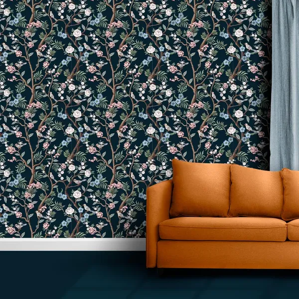 Multicolour_Premium_Blue_White_Pink_Flowers_Wallpaper_For_Living_Room,_Bedroom_|_Self_Adhesive_Just_Peel_And_Stick_Wallpaper_For_Office_Wall_Decors