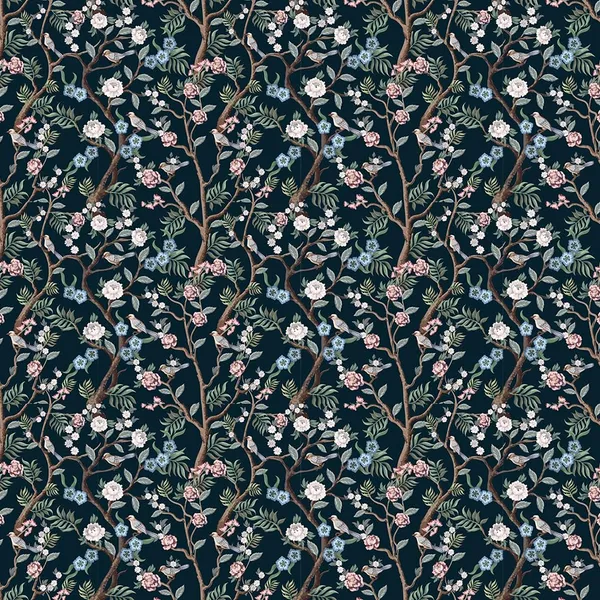 Multicolour_Premium_Blue_White_Pink_Flowers_Wallpaper_For_Living_Room,_Bedroom_|_Self_Adhesive_Just_Peel_And_Stick_Wallpaper_For_Office_Wall_Decors