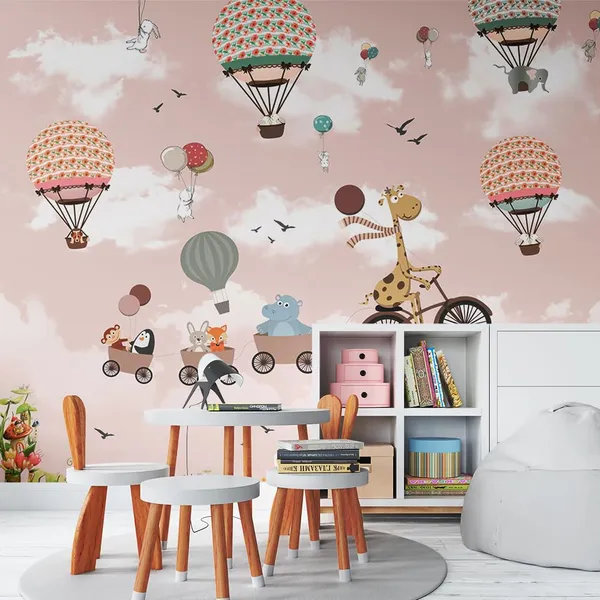 Multicolour_Pink_Kids_Room_Wallpaper_For_Living_Room,_Bedroom_|_Self_Adhesive_Just_Peel_And_Stick_Wallpaper_For_Office_Wall_Decors