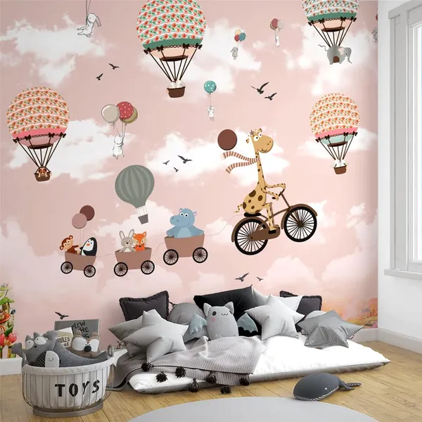 Multicolour_Pink_Kids_Room_Wallpaper_For_Living_Room,_Bedroom_|_Self_Adhesive_Just_Peel_And_Stick_Wallpaper_For_Office_Wall_Decors