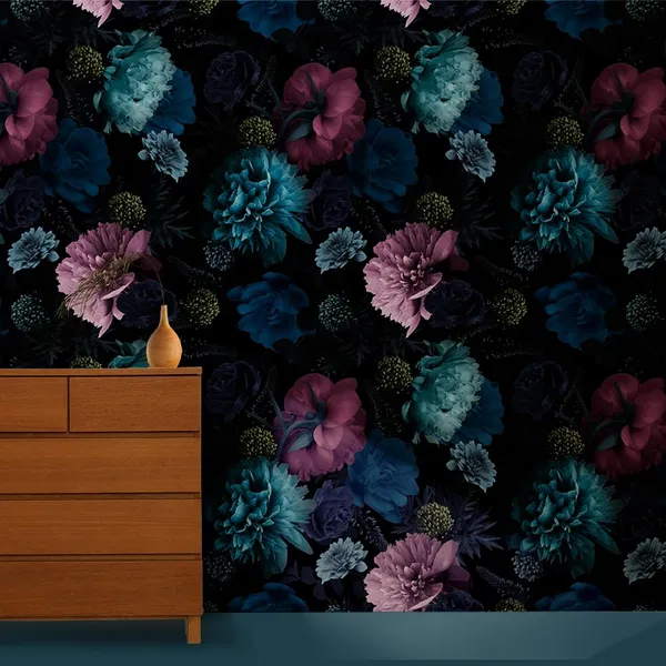 Multicolour_Ocean_Pink_Blue_Flowers_Wallpaper_For_Living_Room,_Bedroom_|_Self_Adhesive_Just_Peel_And_Stick_Wallpaper_For_Office_Wall_Decors