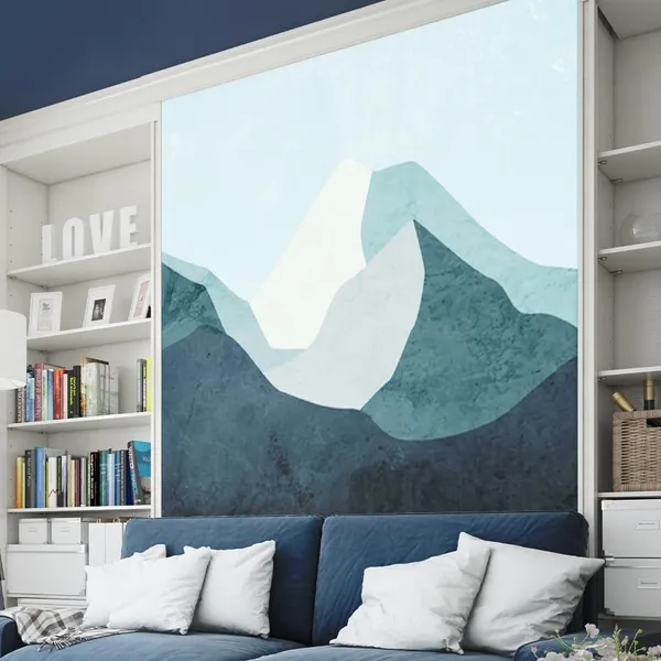 Multicolour_Animated_Winter_Mountain_Wallpaper_For_Living_Room,_Bedroom_|_Self_Adhesive_Just_Peel_And_Stick_Wallpaper_For_Office_Wall_Decors